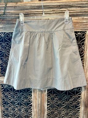J. Crew Light Gray A-Line Skirt